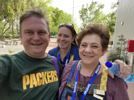 John at the South African Quilt Festival 2022