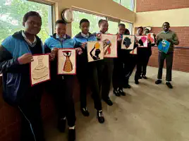 Group holding quilts